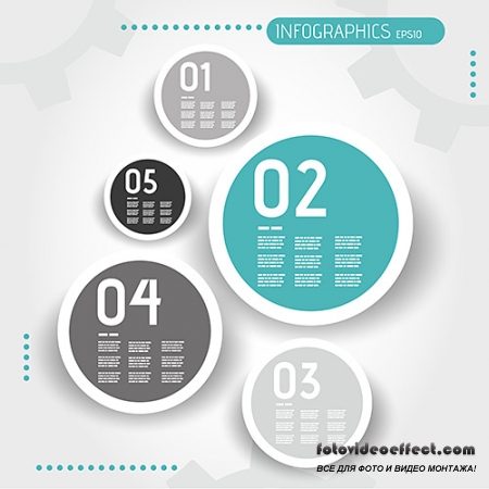 VECTOR CLIPART -    / Modern Design template - Infographics Set 2