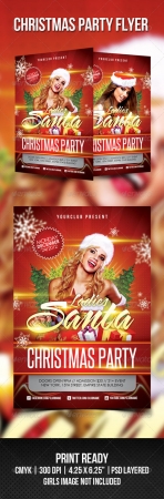 Christmas Party Flyer Template