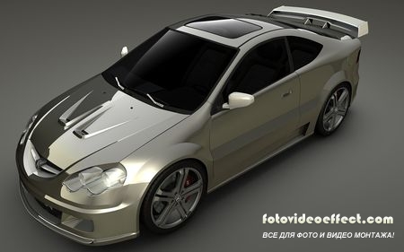 Acura RSX (Cinema 4D)