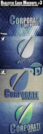 Realistic Logo Mockups 3