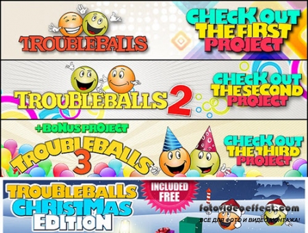 Troubleballs 1,2,3 + Christmas Edition - (VideoHive)