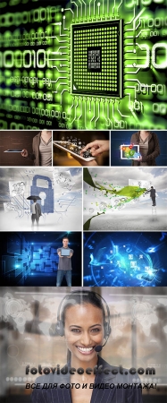 Stock Photo: Global technologies