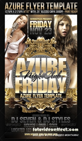 Azure Flyer Template