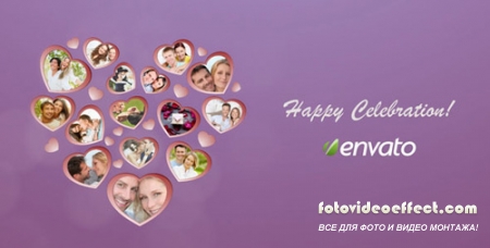 Heart Picture Frames - Project for After Effects (Videohive)