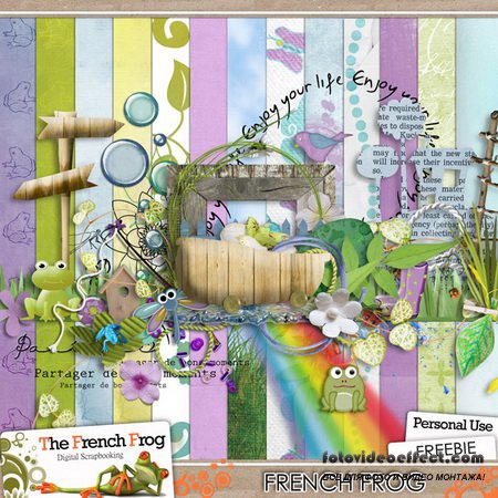 - -  .  1 (Scrap kit - The French Frog. Part 1)