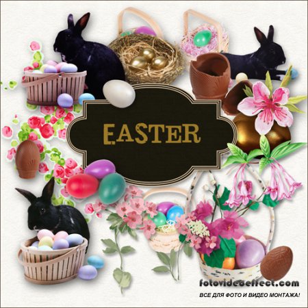 Scrap-kit - Easter Illustration Set