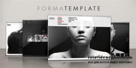 ActiveDen - Forma Template (Incl FLA - Black) - Rip