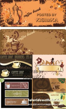 Stock: Coffee banners