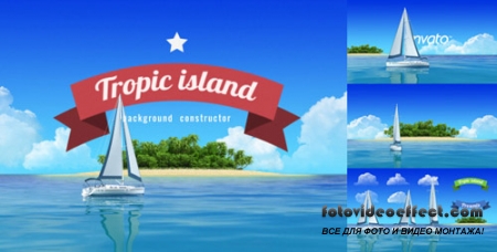 Yacht Sailing Island Travel Intro - Project for After Effects (Videohive)